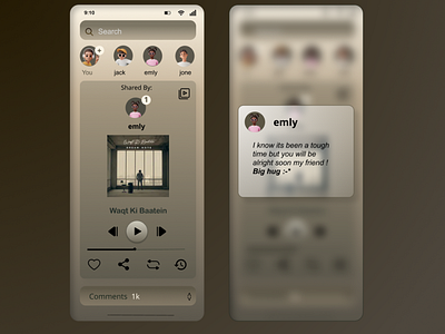 Daily UI Challenge 009 : Music Player