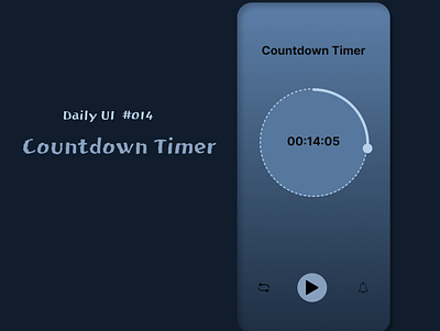 Daily UI #014 : Countdown Timer app branding dailyui design illustration logo typography ui ux vector