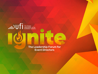 UFI- Ignite Event Logo Design branding design event graphic design ignite illustration logo minimal ufi vector