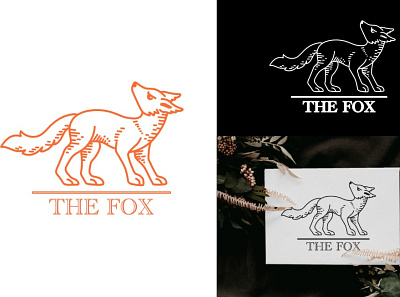 Logo medieval fox design graphic design illustration logo typography vector
