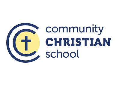 Community Christian School Logo Design