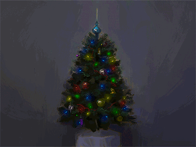 Animated Christmas lights after effects animated christmas lights animation christmas christmas lights christmas tree digital art hand drawn photoshop short animation x mas