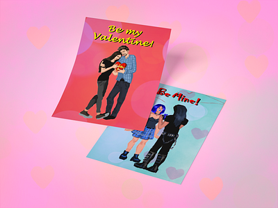 Valentine's couples bundle celebration couple digital art holiday illustration love procreate valentines couples valentines day
