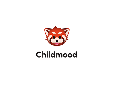 Childmood - Logo Design animal animal logo branding children graphic design logo logotype online store red panda store