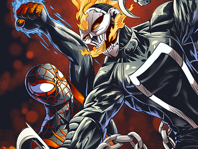 Spidey VS Ghost Rider