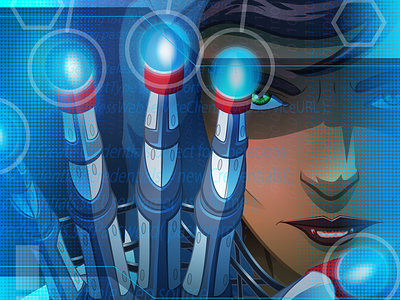 Singularity adobeillustator bionic cyborg fantasy futurist illustration illustrator sciencefiction scifi software tech technology transhumanism transhumanist upgrade vectorartwork wacom wacom cintiq