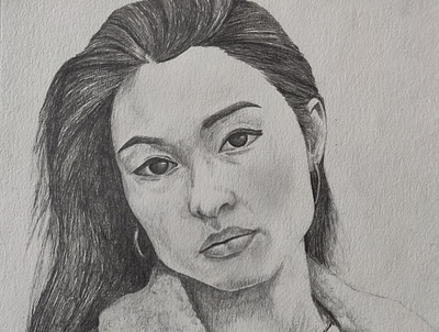 Graphite Portrait drawing