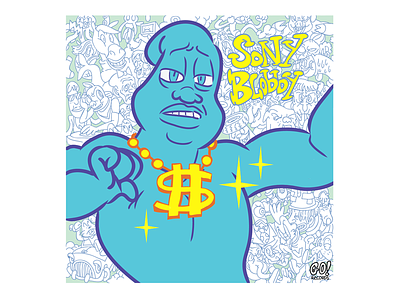 Sony Blobby album cover rap vynil