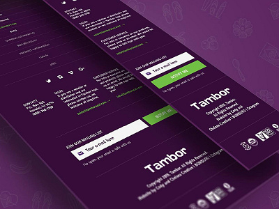 Tambor eShop açaí e commerce eshop inspiration purple ux web design web shop website