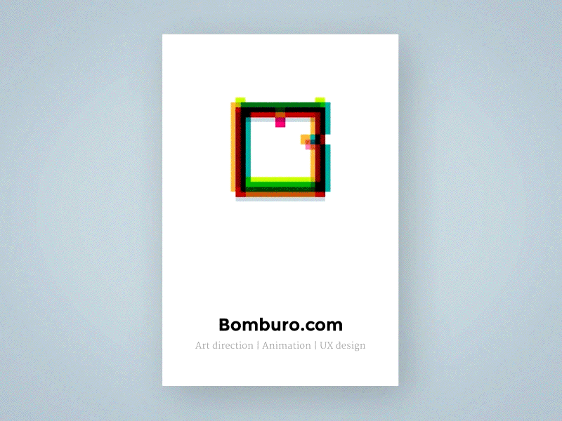 Bomburo business cards branding business cards inspiration minimal portfolio typography