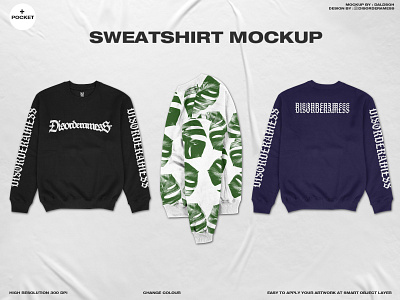 SWEATSHIRT MOCKUP + POCKET