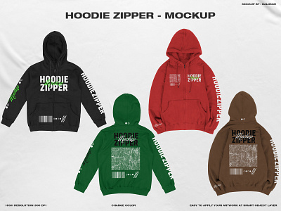 Hoodie Zipper - Mockup