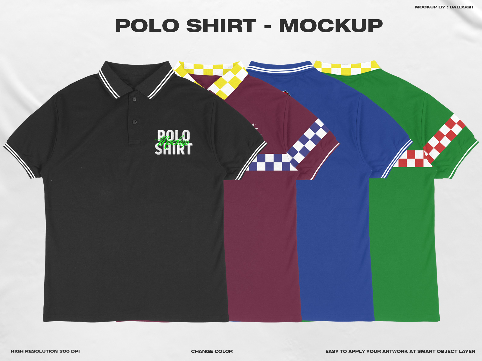 Polo Shirt - Mockup by Daldsgh on Dribbble