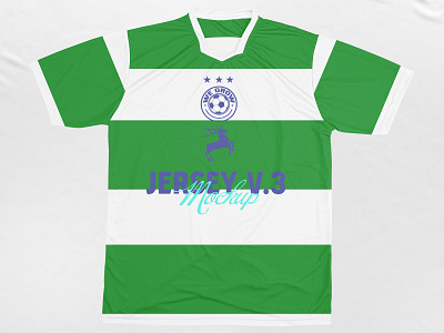 Henley Collar Soccer Mock-Up Templates - Template FC