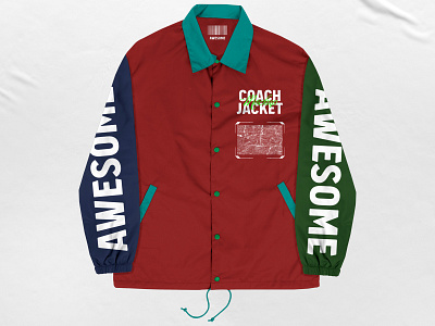 5 Coach Jacket - Mockup (Front)