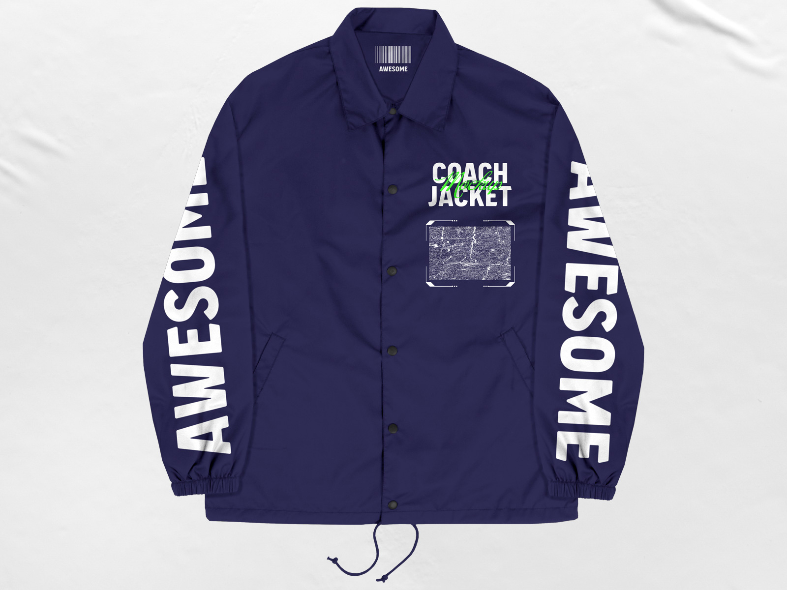 5 Coach Jacket - Mockup (Front) by Daldsgh on Dribbble