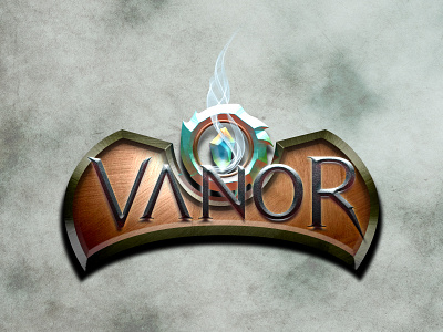 Vanor- Version 0.3 action blue brown fantasy freelance logo roleplay rpg