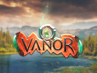Vanor - 2016 element fantasy logo magic magitech megitek orange pexels roleplaying steampunk vanor