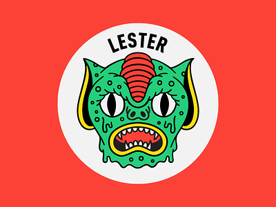 Kaiju Lester character debut eyes face first shot illustration kaiju monster weird