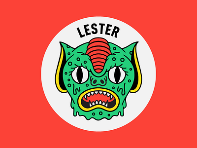 Kaiju Lester character debut eyes face first shot illustration kaiju monster weird
