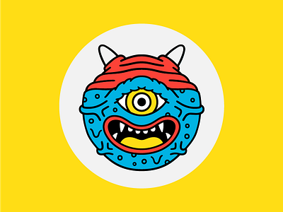 Kaiju Marla character eyes face illustration kaiju monster