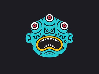 The Eyes character creature eyes face illustration kaiju monster weird