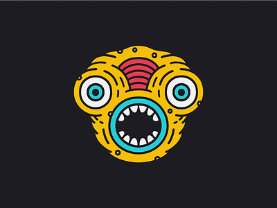 The Bulge character creature eyes face illustration kaiju monster weird