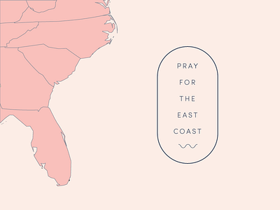 Pray for the east coast. creative design east coast graphic design graphics hurricane irma illustrator irma lettering pray pray for the east coast