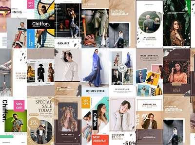 Fashion Pinterest Pins beauty branding fashion business graphic design instagram template