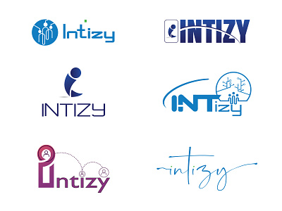 Intizy Brand Identity Design branding design graphic design illustration logo