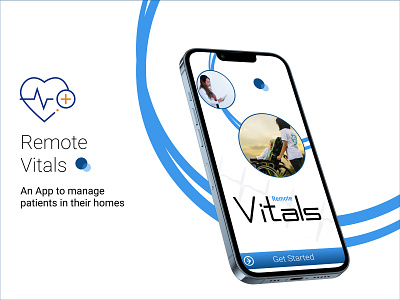 Remote Vitals Mobile App Design