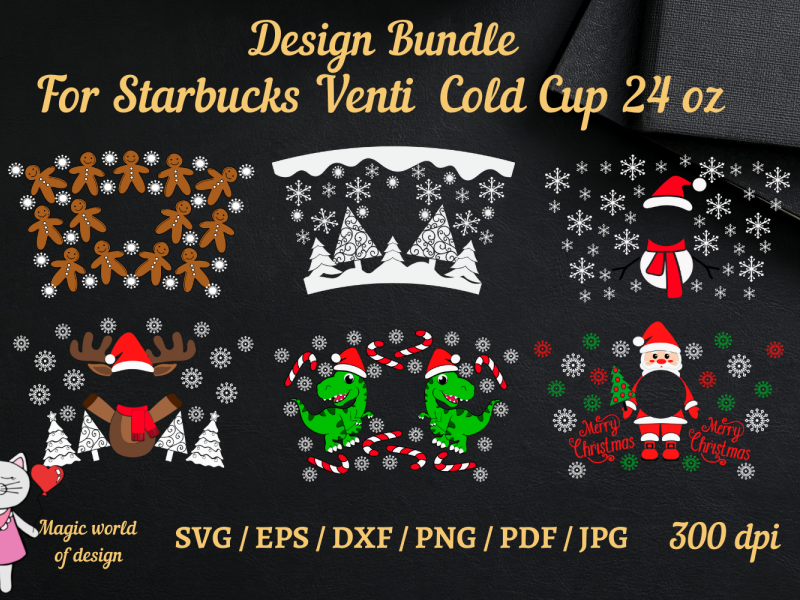 Christmas Light Svg Christmas Tumblers Full Wrap Sbux 24oz Venti Cold Cups  SVG PNG File 