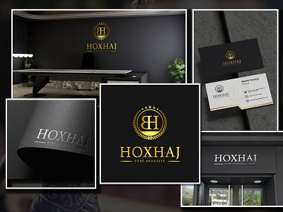 BRANDING | Hoxhaj Law Firm branding desing graphic design illustration logo typography