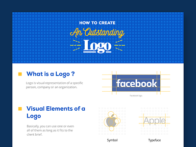 How to Create an Outstanding Logo Infographic branding design guide illustration infographic logo
