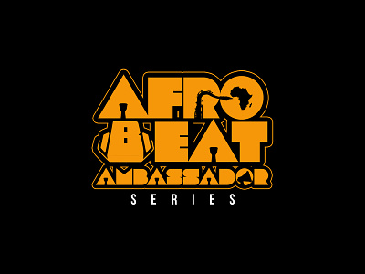 Afrobeat Ambassador Series branding illustration logo design