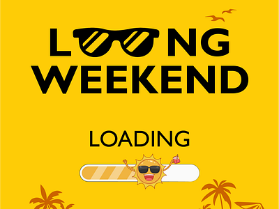 Long weekend creative campaign for social media