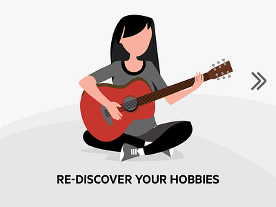 Rediscover your Hobby.
Vector Illustration - Mental Health