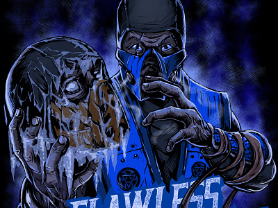 Sub-Zero: FLAWLESS VICTORY kombat mortal scorpion sub zero