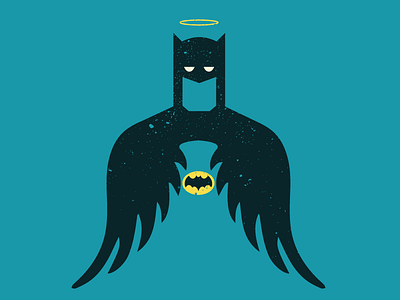 Batman adam west angel batman heaven hero illustration superhero symbol vector