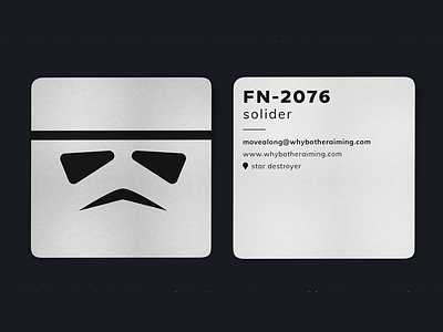 Stormtrooper Business Card