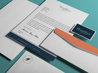 RocketStyle Creative Brand Identity brand identity branding business card corporate creative agency graphic design rocket space stars