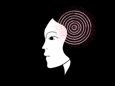 Concussion Symptoms character digital art editorial editorial illustration illustration vector woman