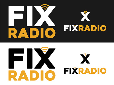 Fix Radio logo radio tradespeople
