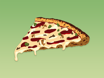 Halimoji Pizza food halimoji illustration pizza snacks sticker sticker pack