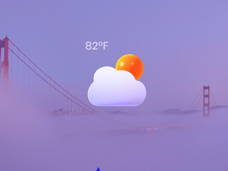 🌦 Morning Rain 3d animation city cloud design icon motion motion graphics rain sun visual weather