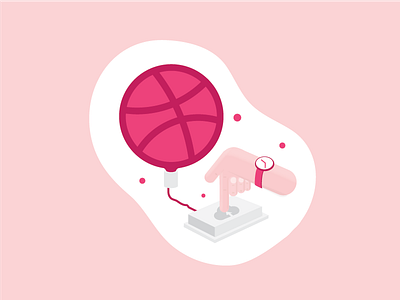 ☝️ dribbble playoff sticker