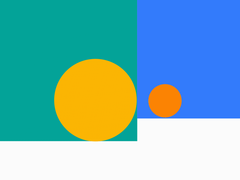 Playing with Shapes after effects animation app circle conference material design motion