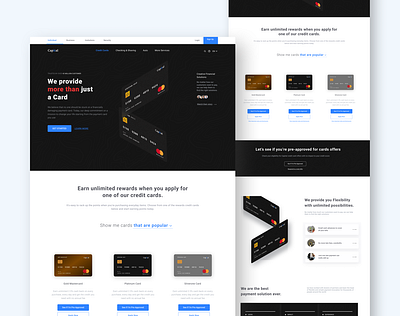 Capital - Finance Website app branding design graphic design minimal ui ux