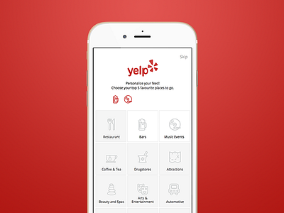 Yelp Personalization Concept