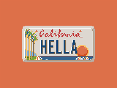 HELLA LICENSE PLATE